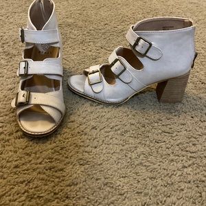 BEAST 3 buckle Fashion Heels |  Size 7.5